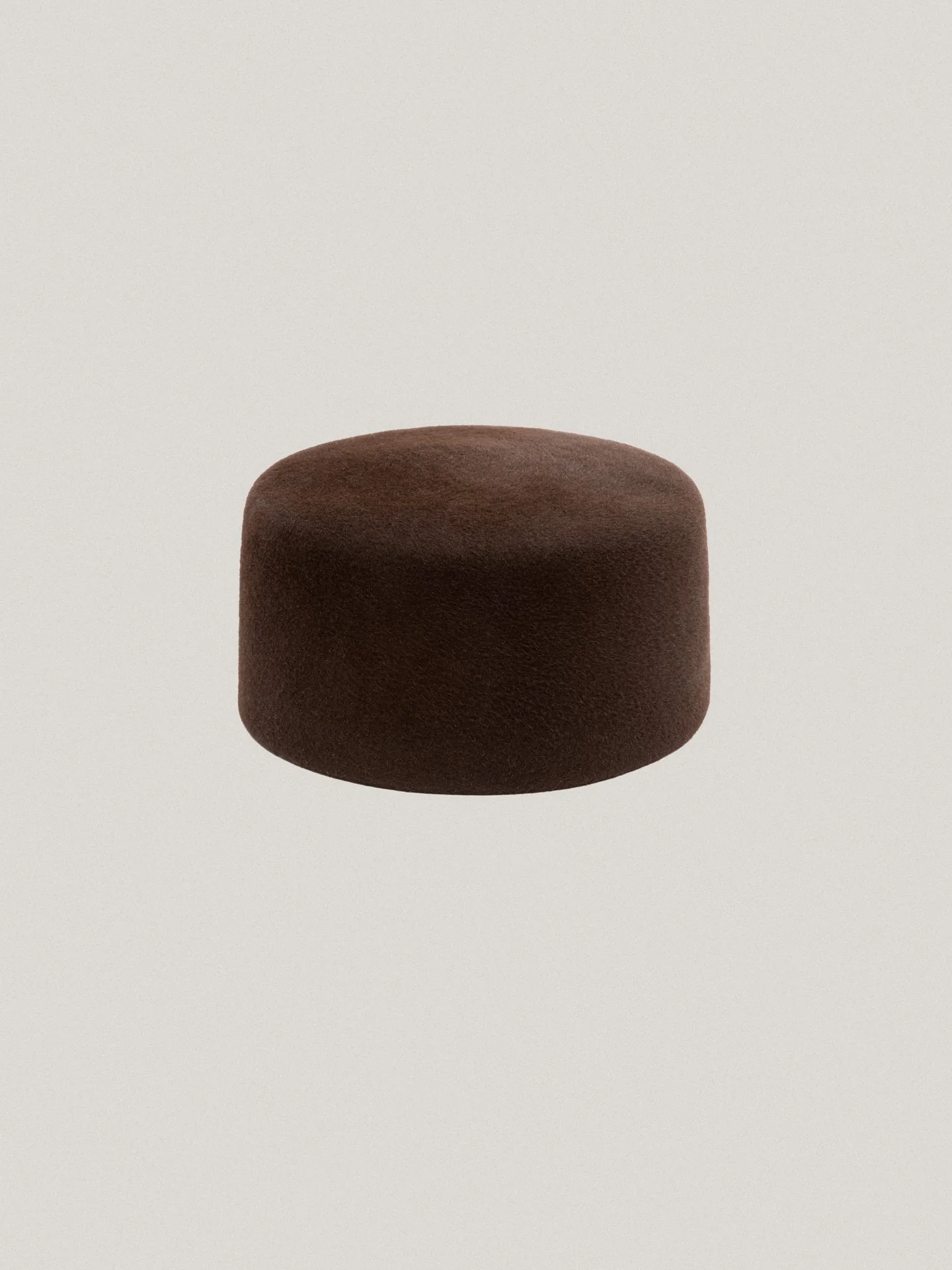 Le Pillbox - Brown Wool &amp;mdash; Maison Ola