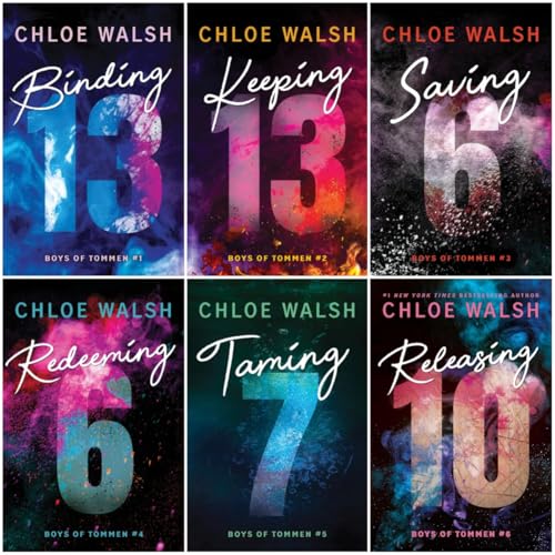 Boys of Tommen Series 6-Book Collection Set - Emotional Coming-Of-Age Romance Series - Binding 13, Keeping 13, Saving 6, Redeeming 6, Taming 7, Releasing 10