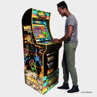 Check out this ridiculously cool Limited Edition Marvel Super Heroes arcade cabinet