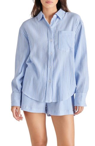 Juna Stripe Button-Up Shirt