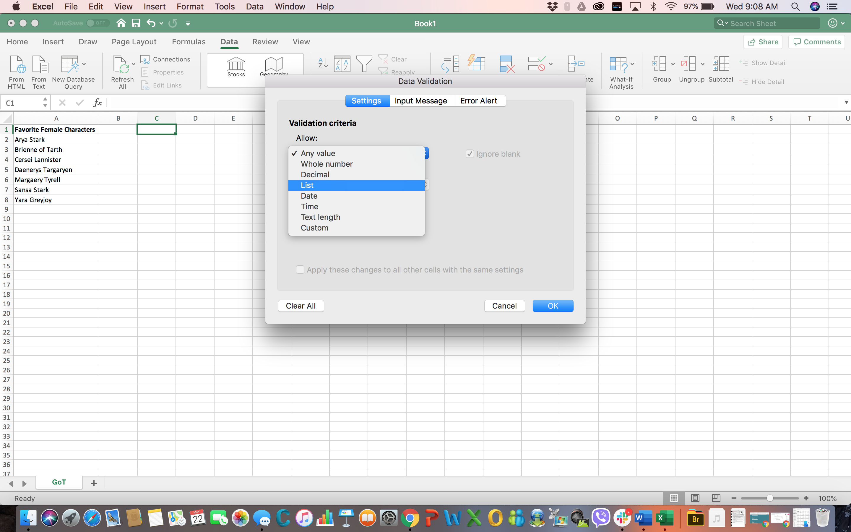 How to create a drop down list in Excel TechRadar