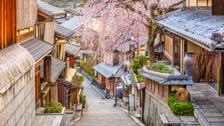 Traditional streets in the Higashiyama district
