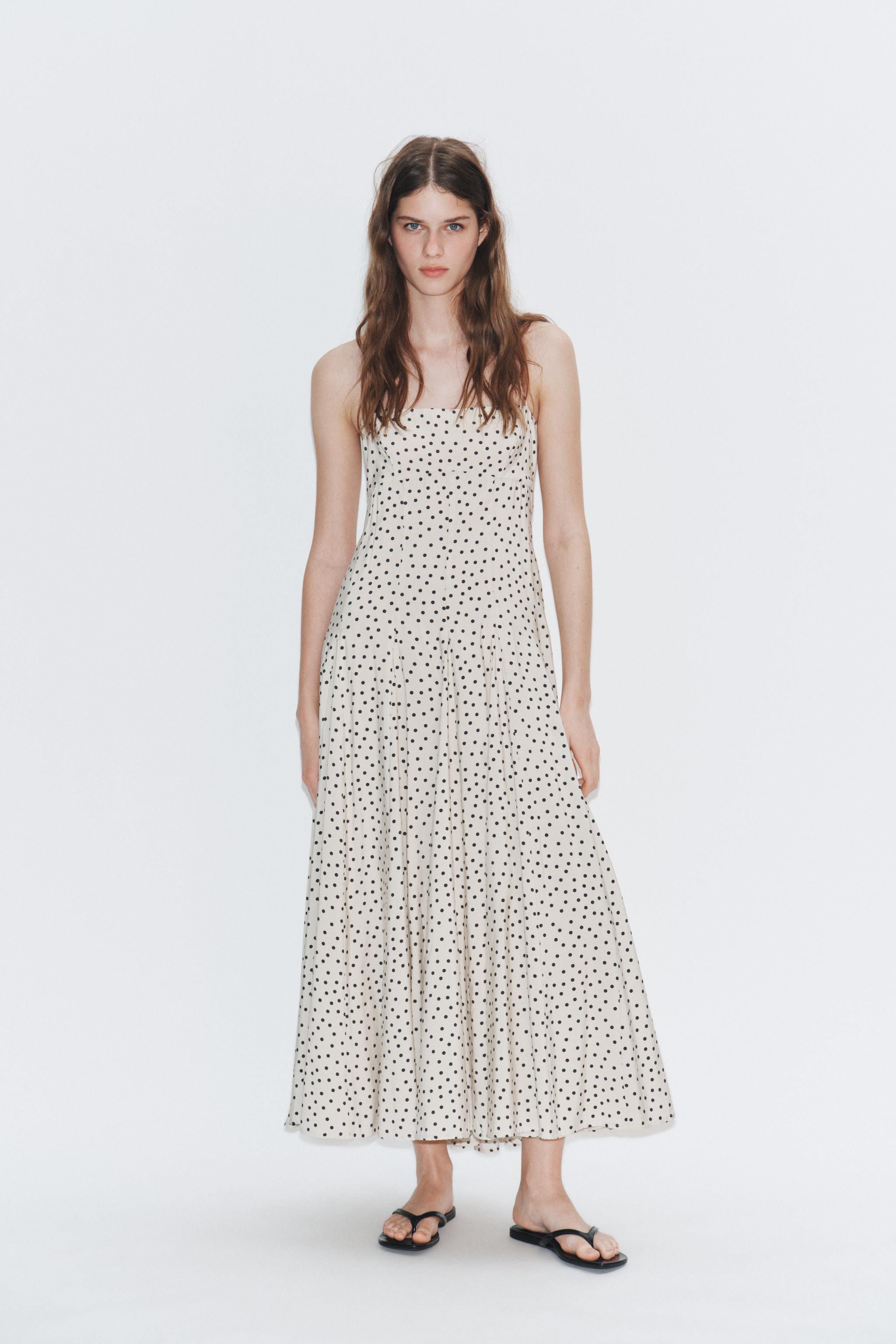 Polka Dot Midi Dress