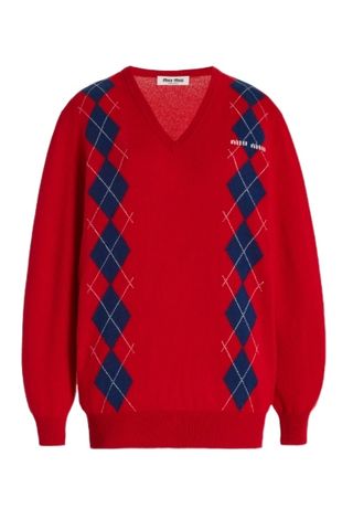 Argyle Cashmere Sweater
