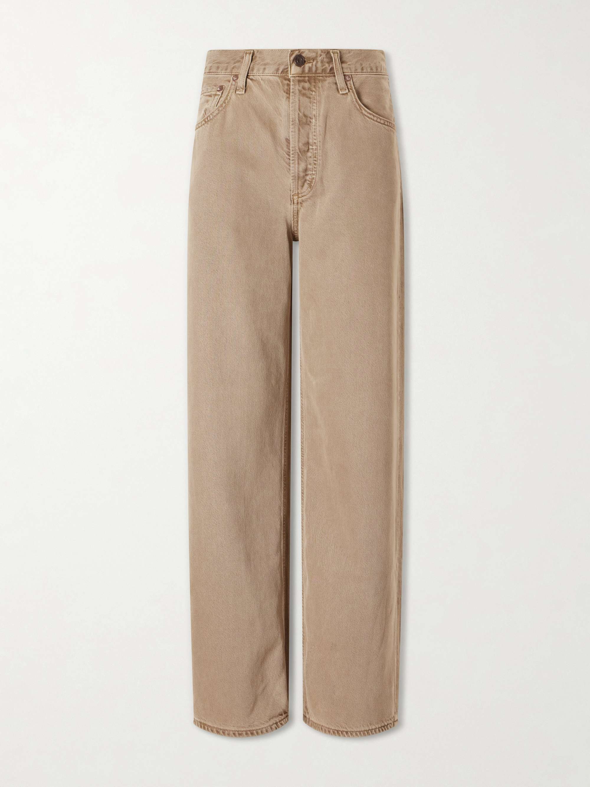 Low Slung Baggy Low-Rise Wide-Leg Jeans