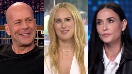 Bruce Willis on Conan O'Brien, Rumer Willis on The Today Show and Demi Moore on CNN.