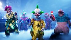 The evil playable 'Klowns' in Killer Klowns from Outer Space: The Game