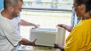 how to clean window ac unit