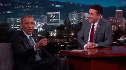 President Obama has some fun with Jimmy Kimmel