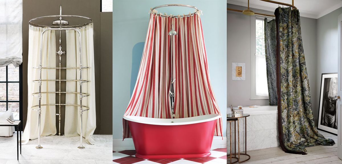 Shower Curtain Ideas 10 Designs To, How To Make The Shower Curtain Not Stick You