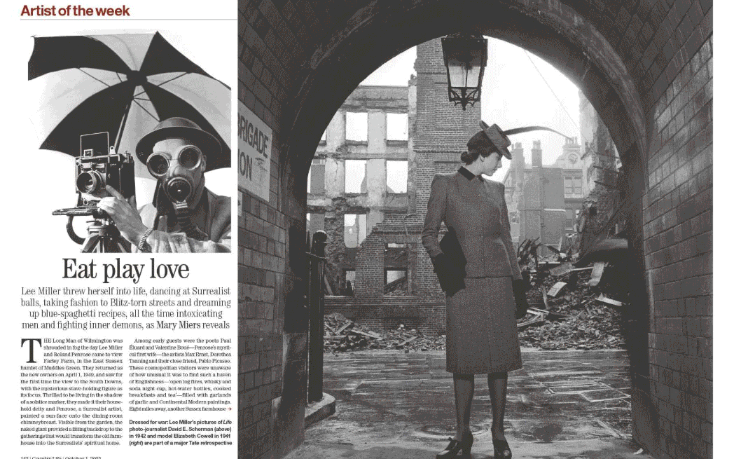 Magazine spreads