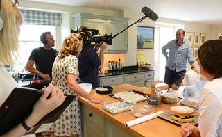 Filming for Land of Hope and Glory British Country Life