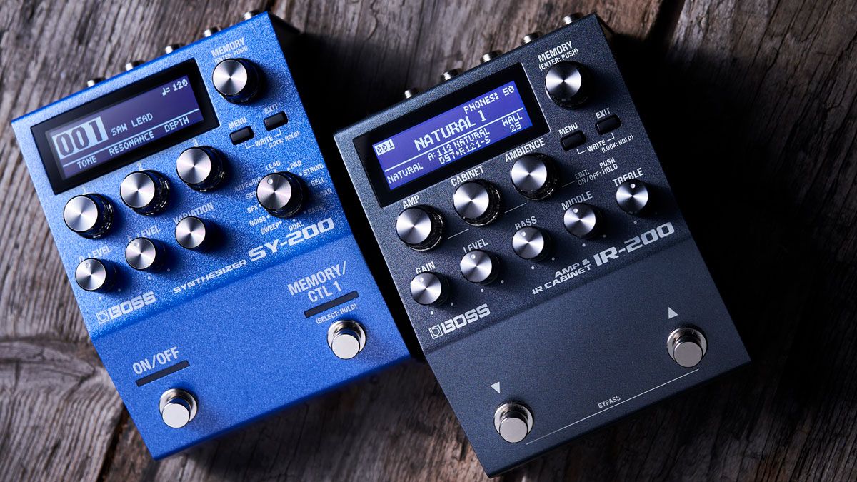 Boss debuts feature-packed IR-200 Amp  IR Cabinet and SY-200 Synthesizer  pedals | Guitar World