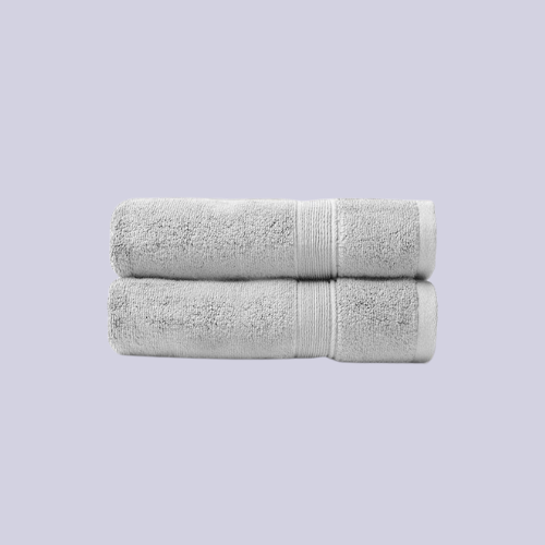 Luxe Hand Towels - Light Grey