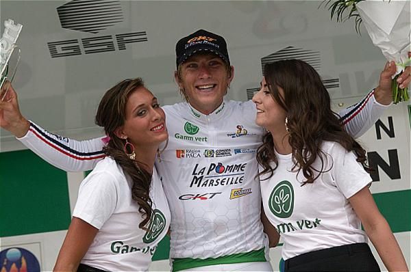 Race leader Evaldas Siskevicius (La Pomme Marseille)