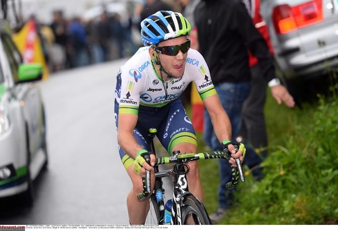 Simon Yates (Orica-GreenEdge) in the day's breakaway