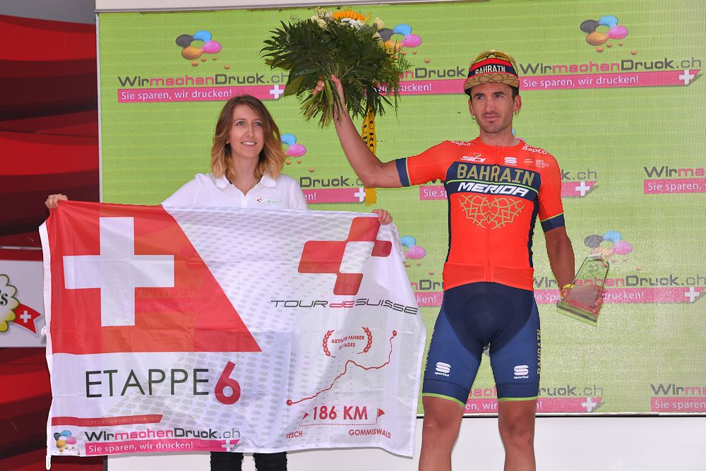 Jon Izagirre Insausti (Bahrain Merida) was most agressive rider on stage 6