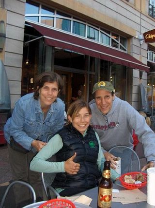 Mom and Dad and me and someone else's beer...I think.