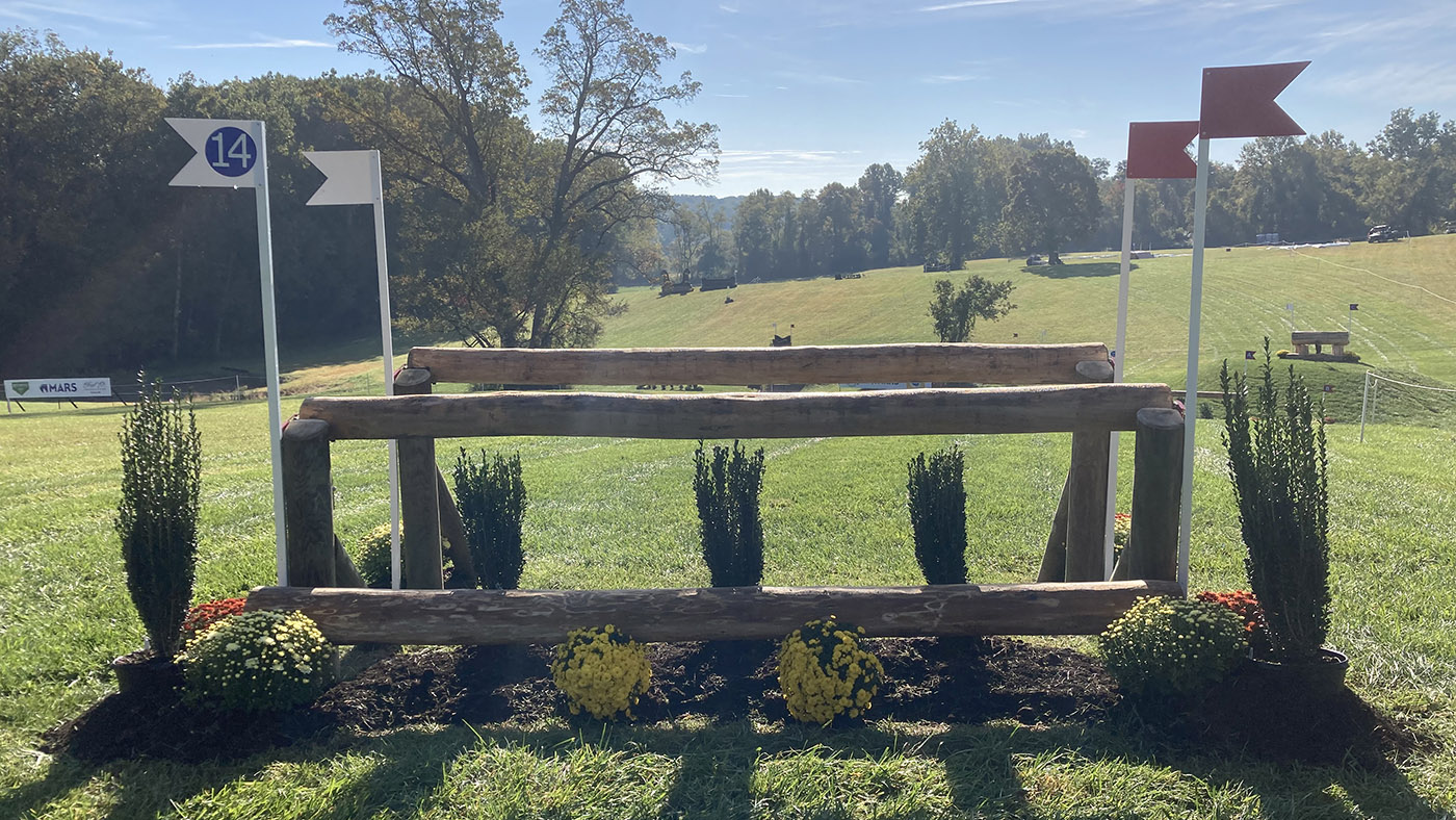 Maryland 5 Star cross-country course 2022: fence 14