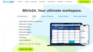 Website screenshot from Bitrix24 (November 2024)