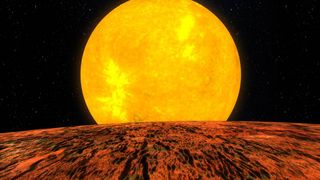 Kepler-10b view illustration