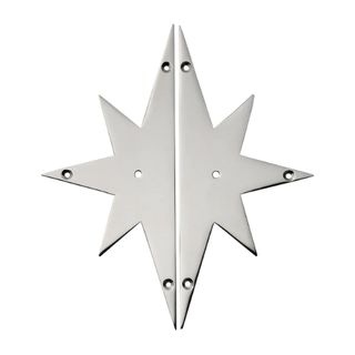 Pair of Star Backplates, Nickel