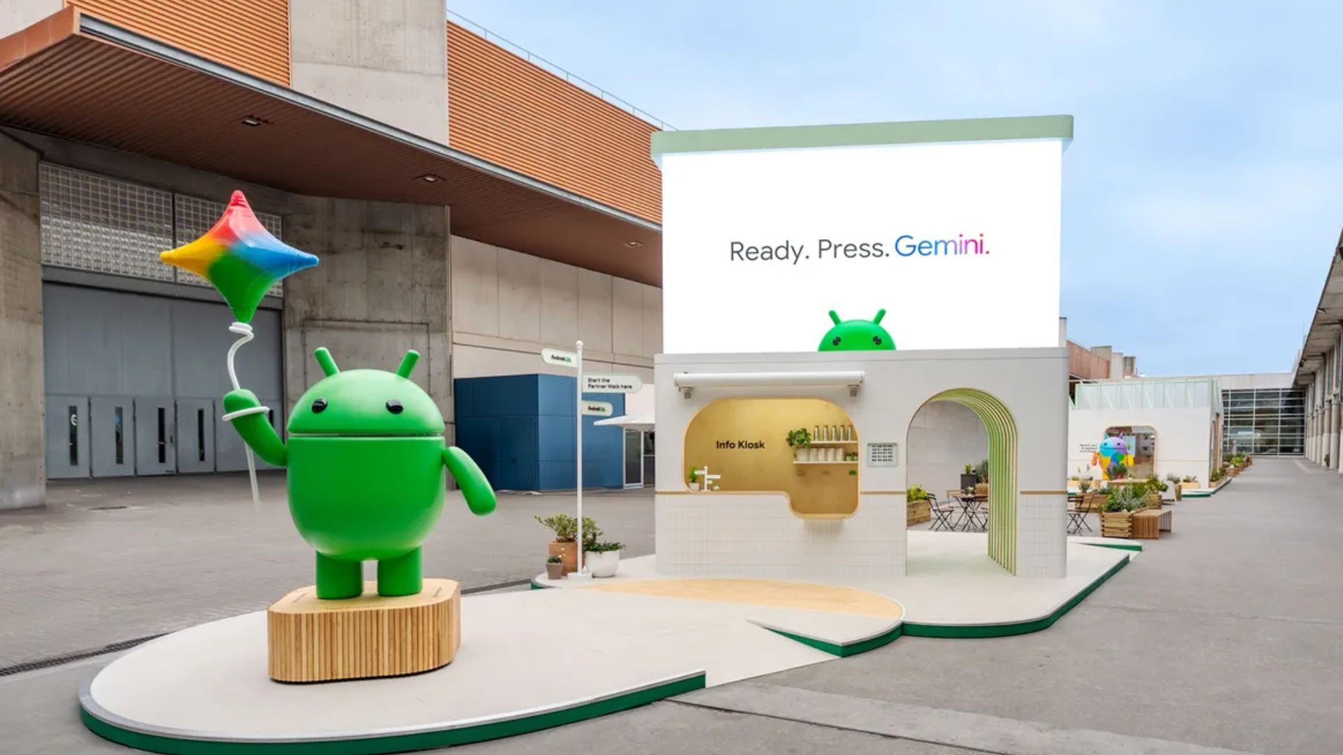 Google's booth at MWC 2025