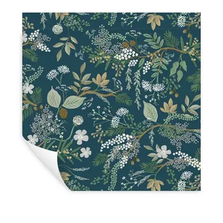 Rifle Paper Co. Juniper Forest Peel and Stick Wallpaper Evergreen