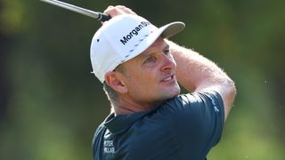 Justin Rose takes a shot at the DP World Tour Championship