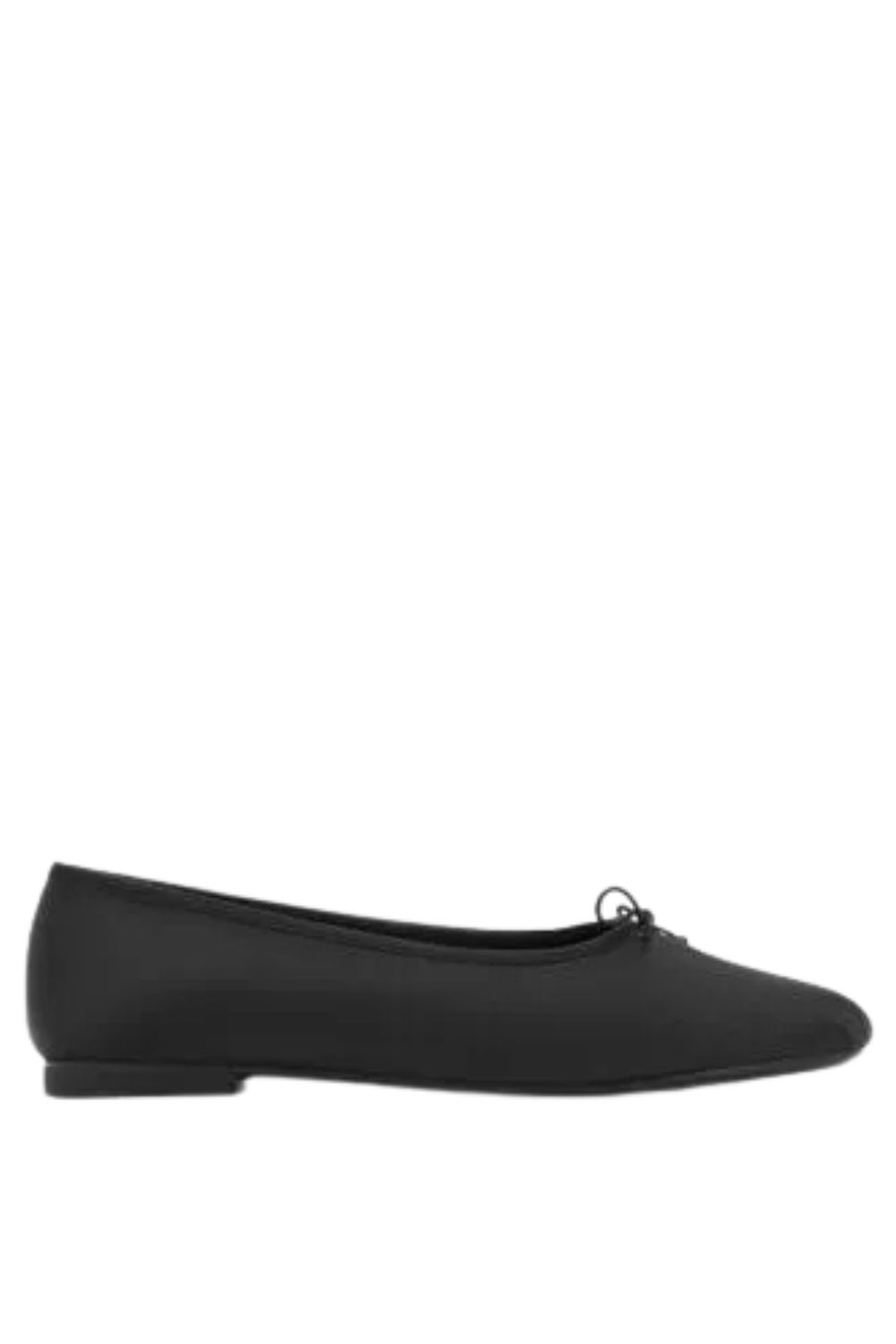 Charles & Keith, Satin Bow Ballet Flats