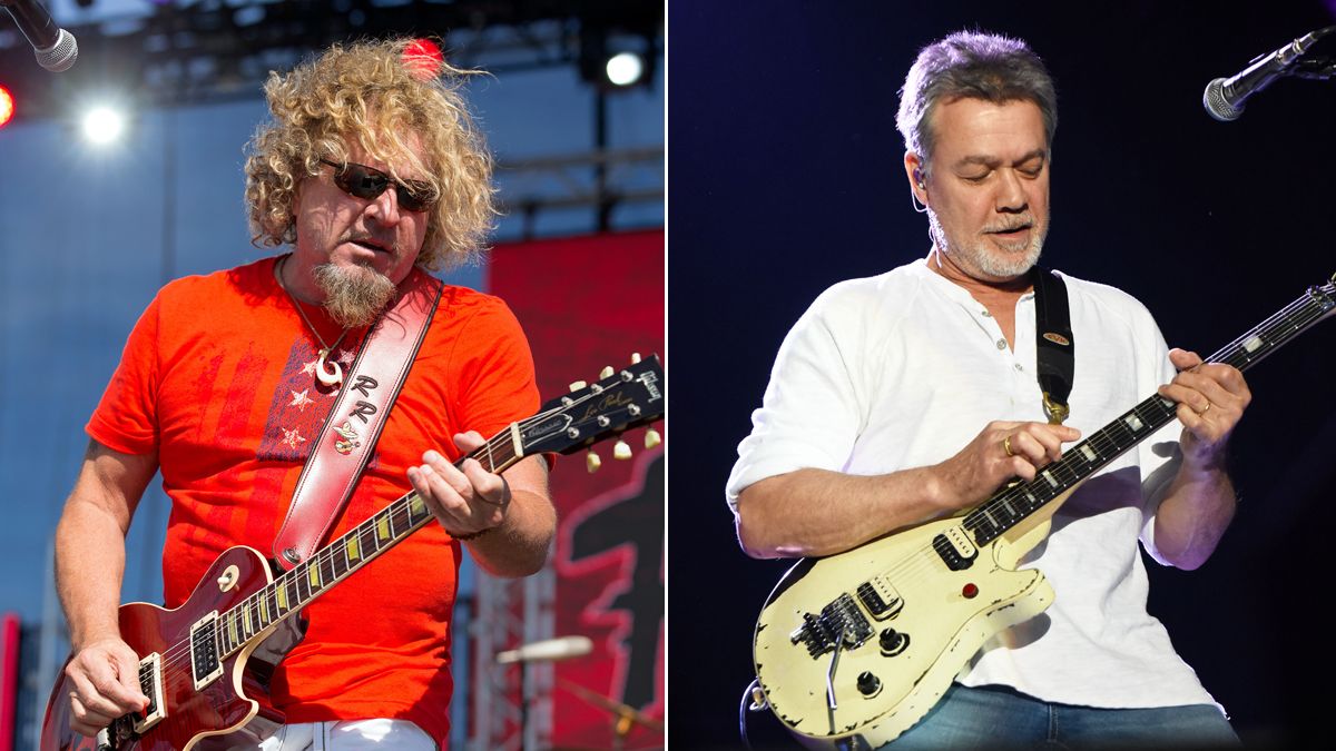 Sammy Hagar and Eddie Van Halen