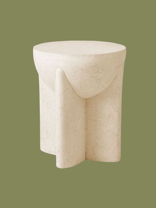 Monti Lava Stone Indoor/Outdoor Garden Side Table 