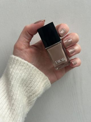 @gracelindsay__ testing a Dior nail polish