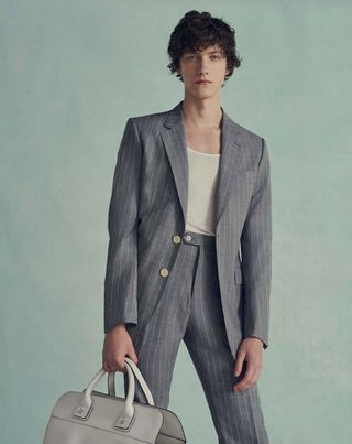 Unisex refinement, Suit, bag, both by Connolly