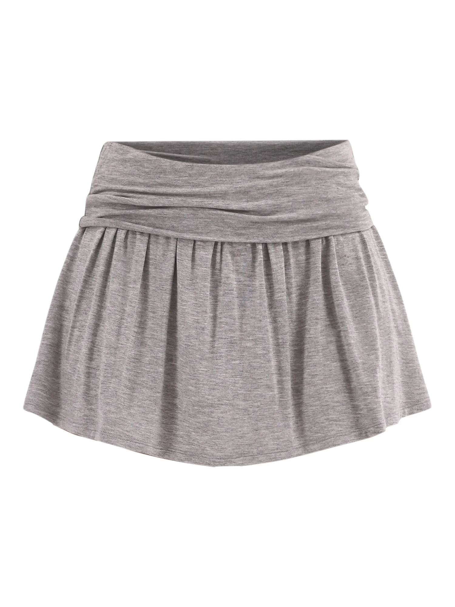 No Boundaries, Foldover Knit Mini Skirt