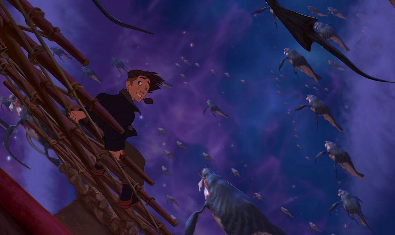 Jim Hawkins en Treasure Planet, animación 3D y CGI dibujada a mano