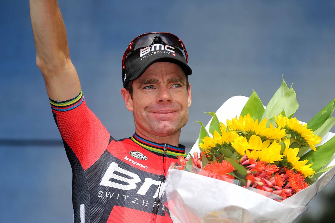 Cadel Evans (BMC) soaking it all in