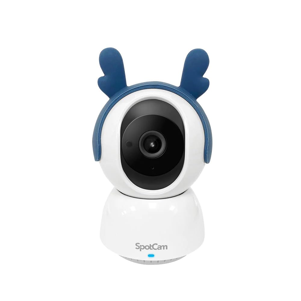The SpotCam Mibo camera on a white background