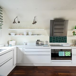 kitchen with cabinets