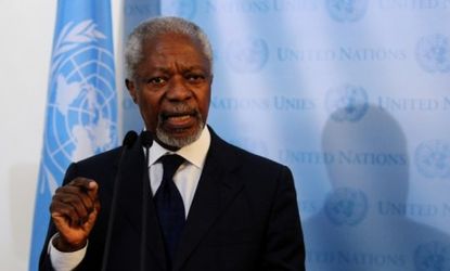 Kofi Annan's Syrian peace plan is largely focused on saving civilian lives and ending the violence, not forcing President Bashar al-Assad from power.