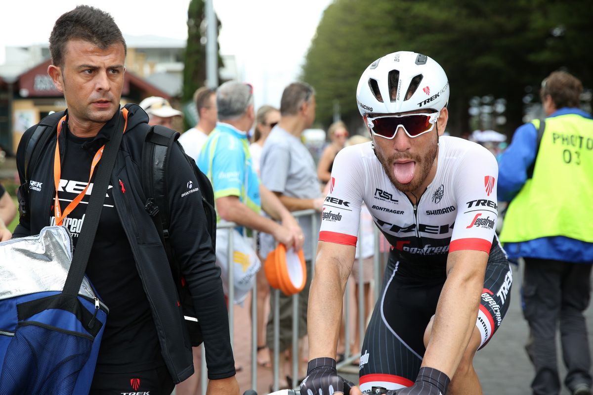 Giacomo Nizzolo came close at the Tour Down Under but would finish the race empty handed