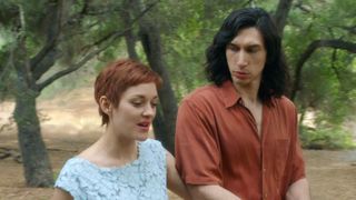 Marion Cotillard and Adam Driver in Annette.