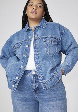 Eloquii Oversized Denim Jacket