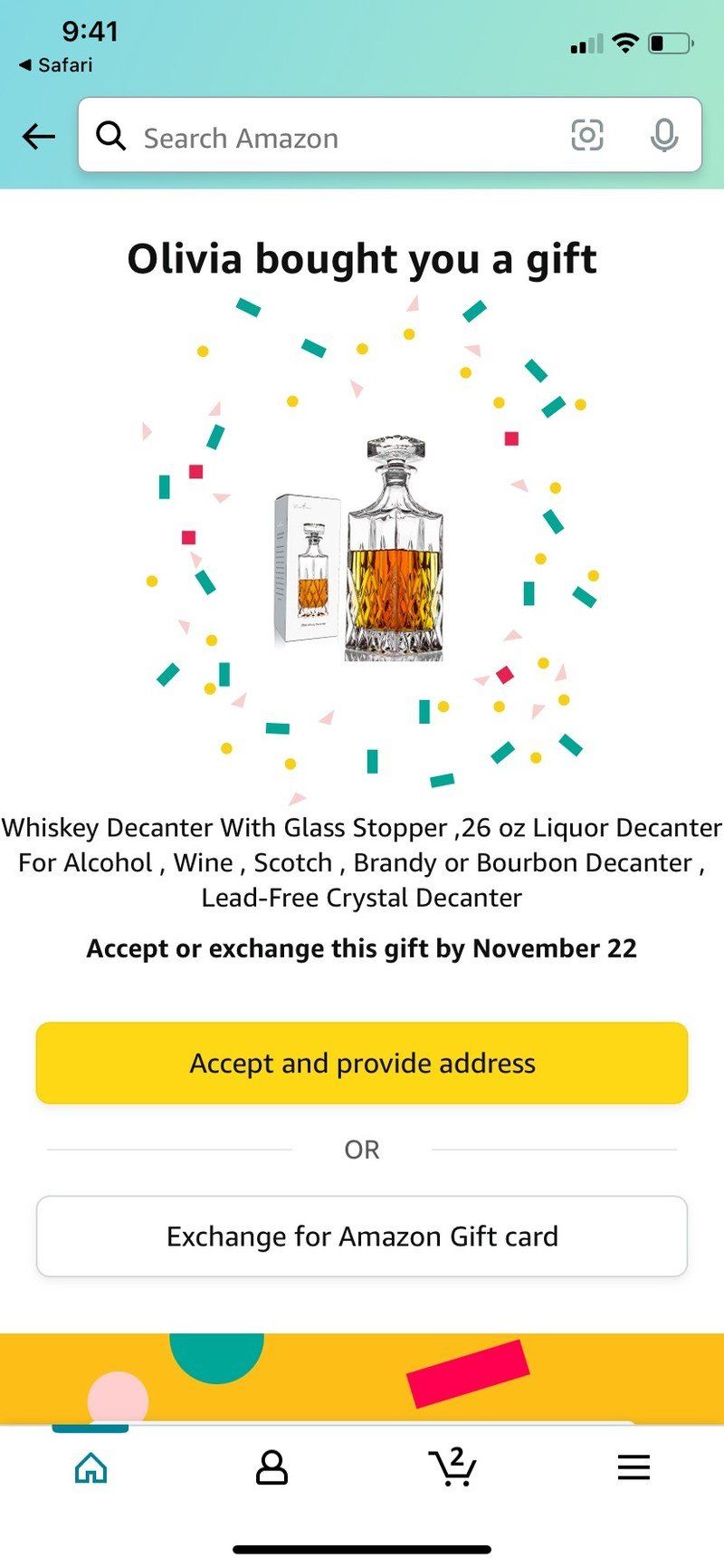 How to send Amazon gifts with just a phone number or email address