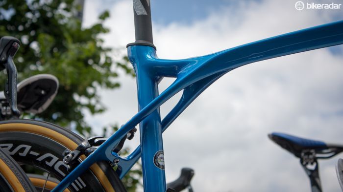 The seat / top tube junction on the Lapierre Xelius SL