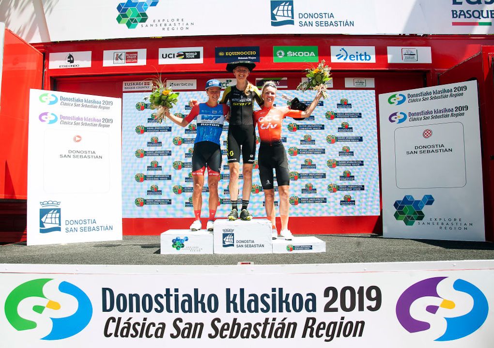 Ensing, Kennedy and Rooijkakkers on the san Sebastian podium