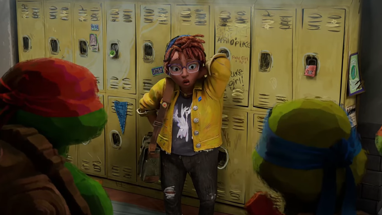 Ayo Edebiri's character, April O'Neil in Teenage Mutant Ninja Turtles: Mutant Mayhem.