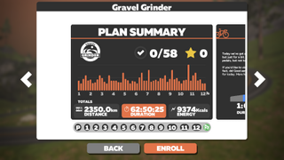 Zwift training plans: Gravel Grinder