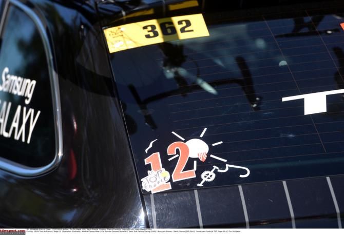 Stage 12 will be a sunny affair according to Trek's team car