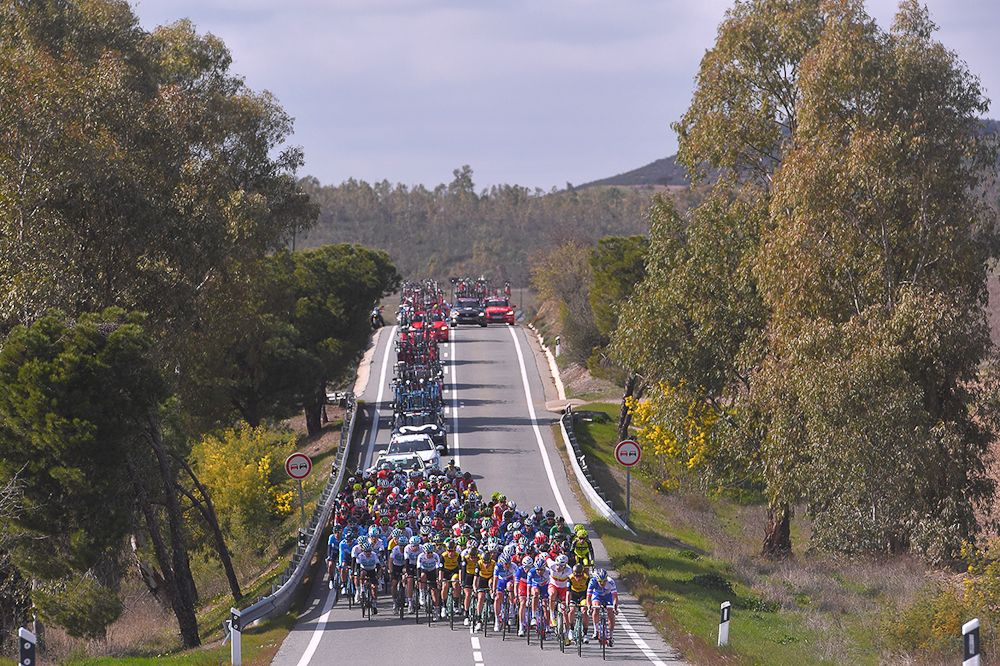 Scenery along the route of stage 4 at Volta ao Algarve